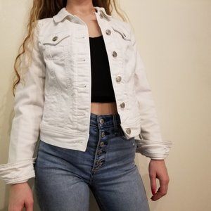 White Denim Jacket